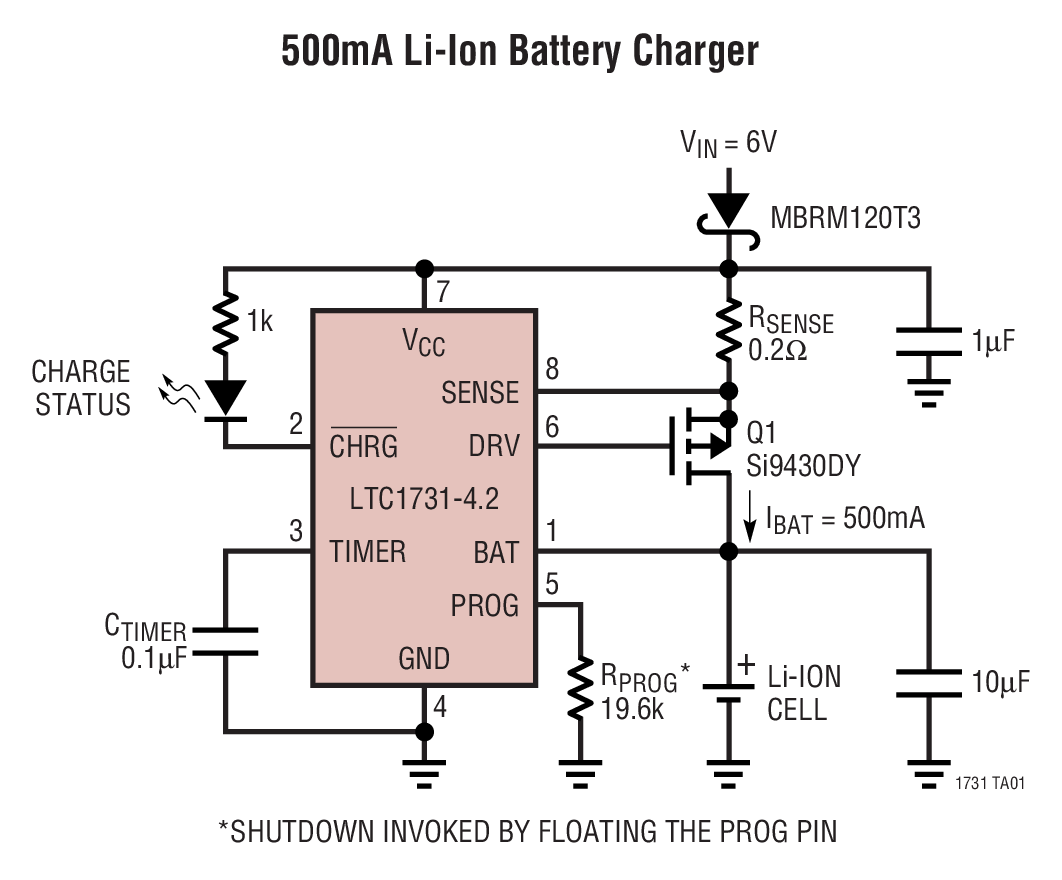 LTC1731-4.2Ӧͼһ